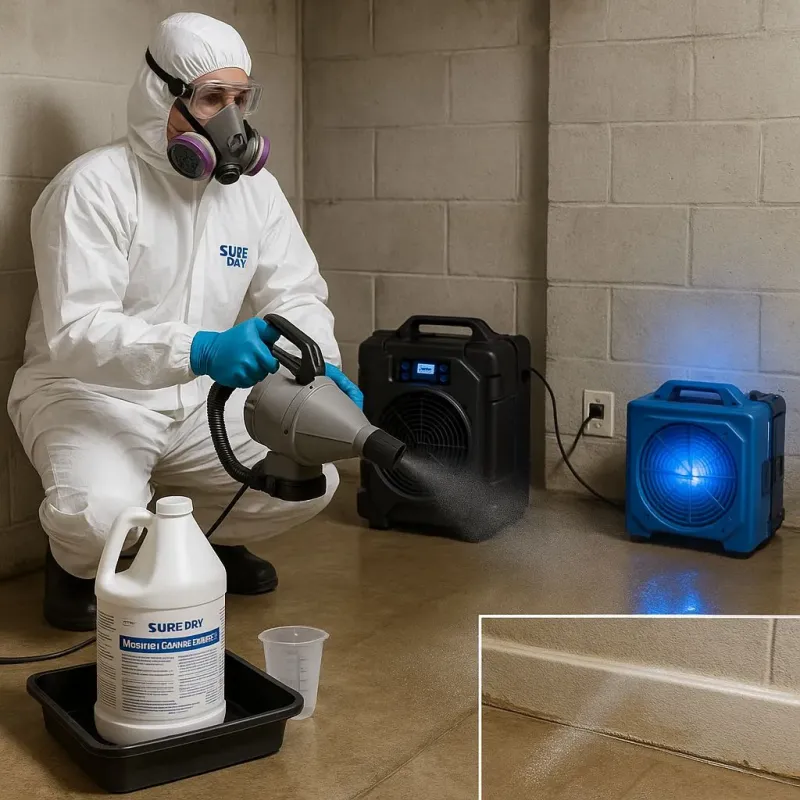 Sanitization and Odor Removal process in Milford, NH