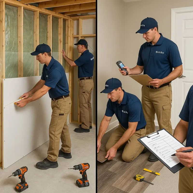Repairs and Reconstruction process in Milford, NH